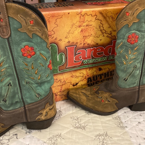 COPY - Laredo Boots- Miss Kate 9 1/2 - Picture 1 of 3